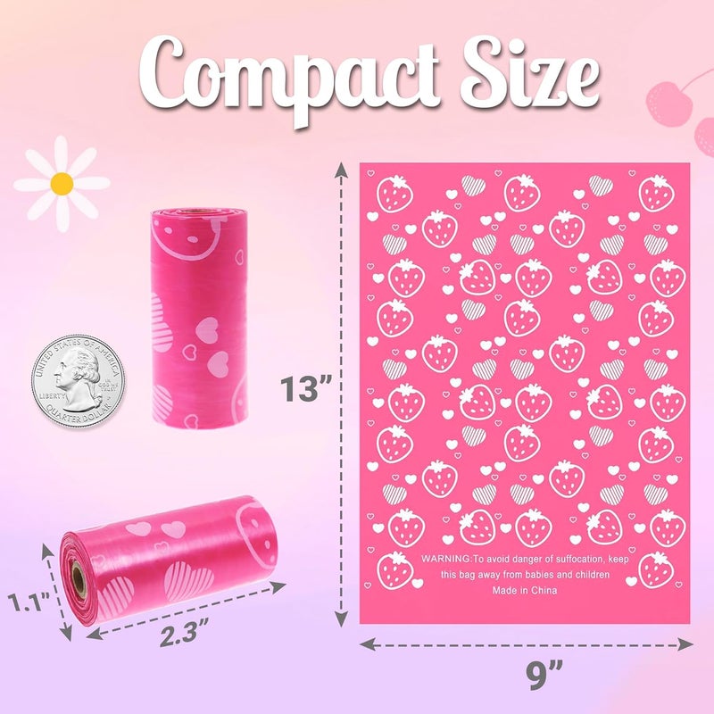 Eyryfui Sanitary Napkin Disposal Bags with Dispenser, Feminine Hygiene Disposal Bags for Tampons Trash Bag, Personal Care Sanitary Bag for Women Privacy Handling (Multicolor) - Image 2